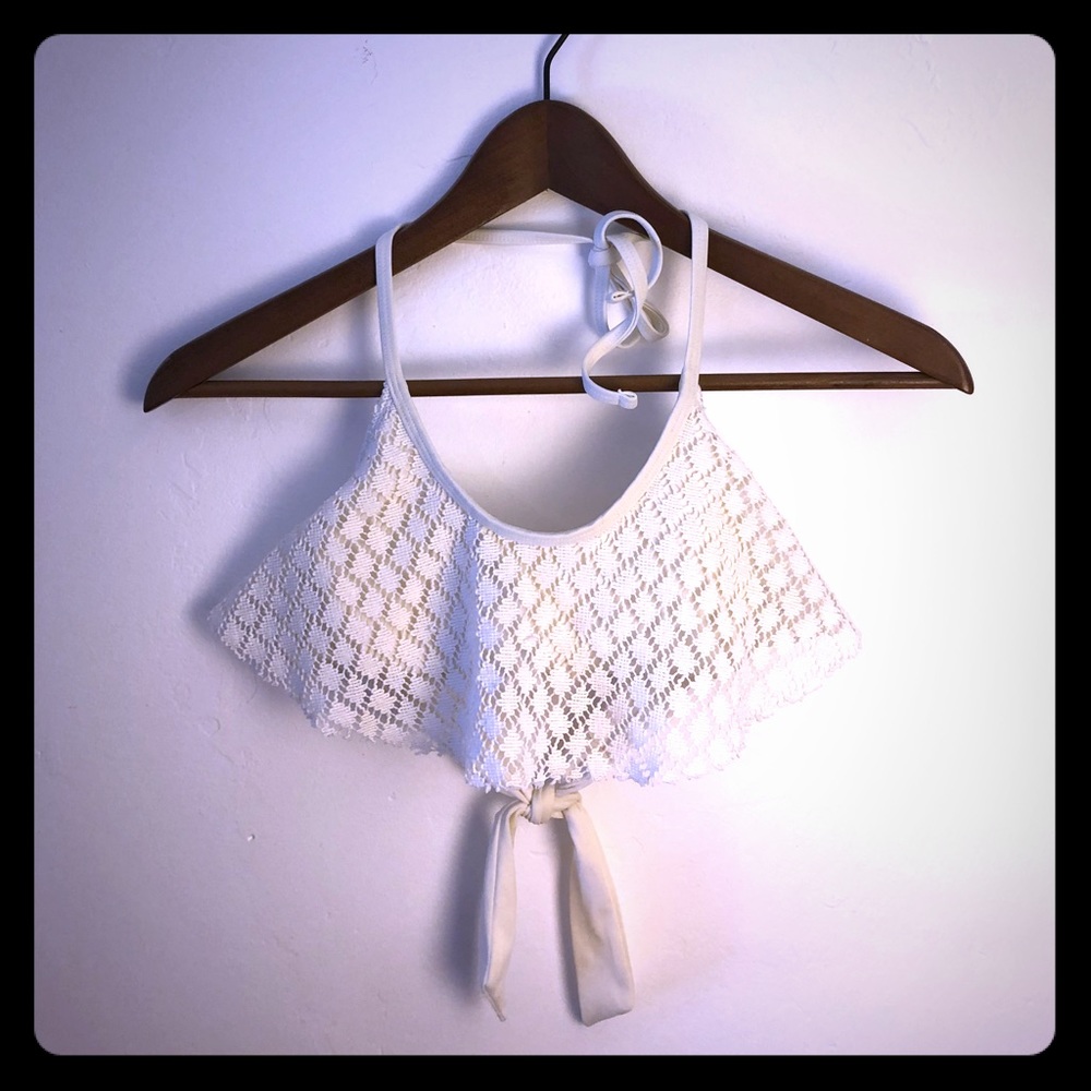 Cream bikini top